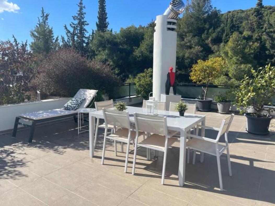 Athens Lycabettus Hill Penthouse, Private Roof Garden & Pool 아파트 외부 사진