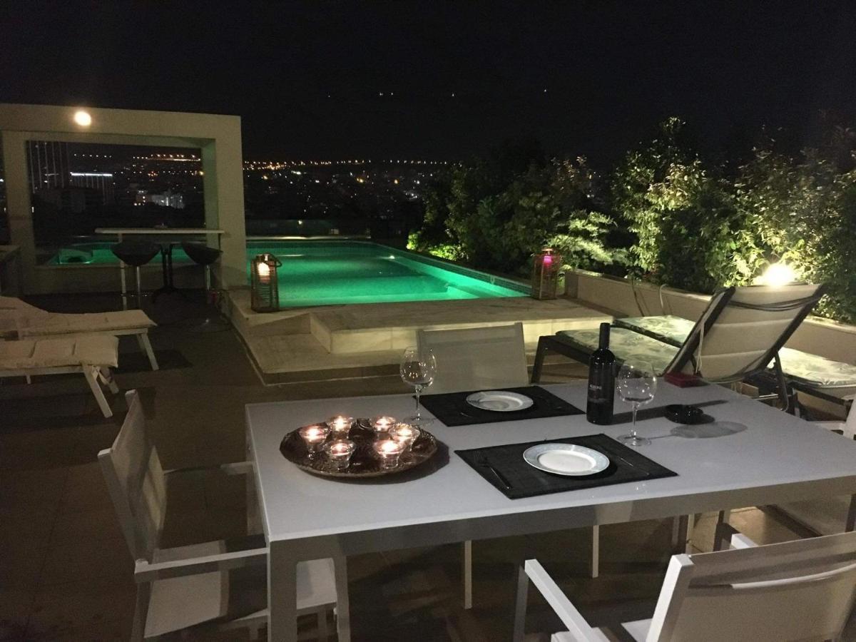 Athens Lycabettus Hill Penthouse, Private Roof Garden & Pool 아파트 외부 사진