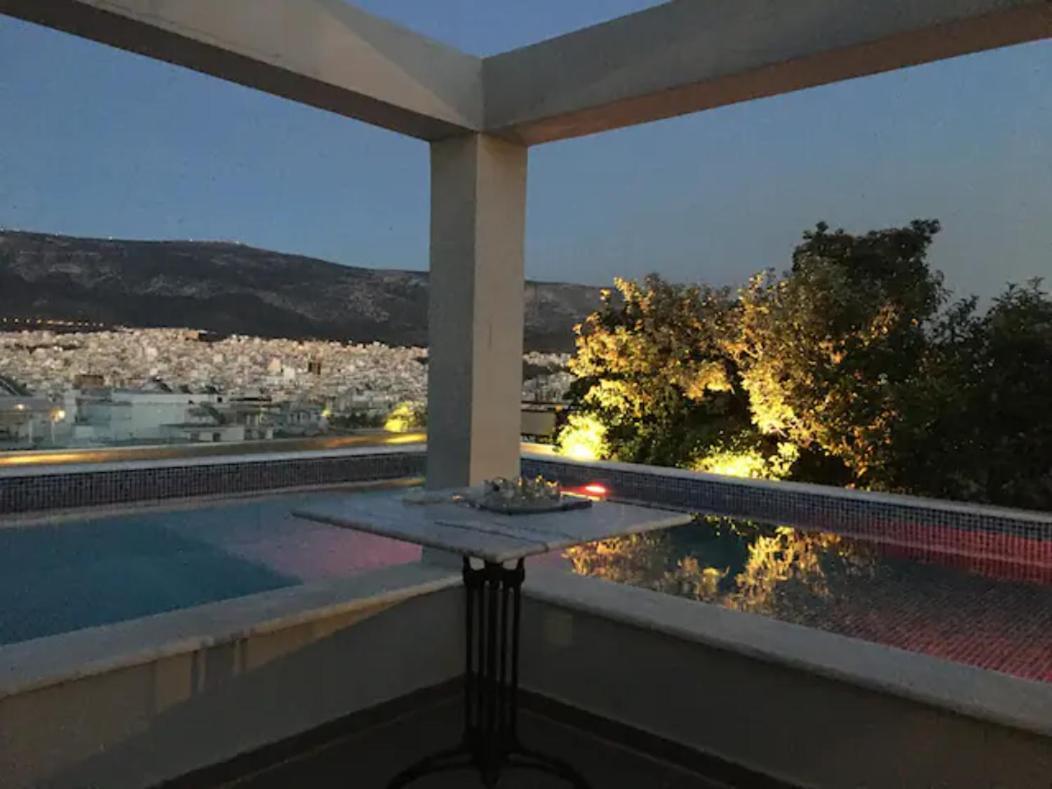 Athens Lycabettus Hill Penthouse, Private Roof Garden & Pool 아파트 외부 사진