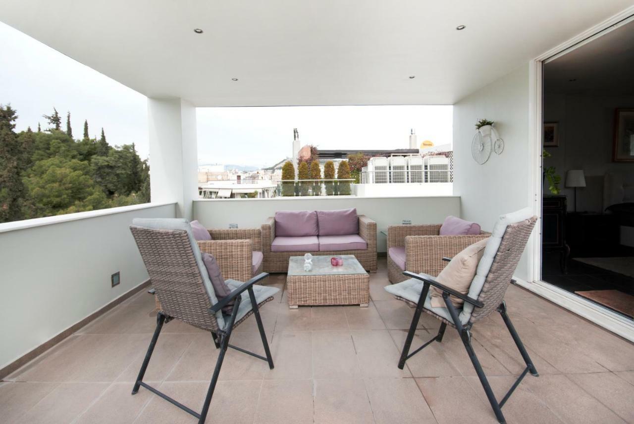 Athens Lycabettus Hill Penthouse, Private Roof Garden & Pool 아파트 외부 사진
