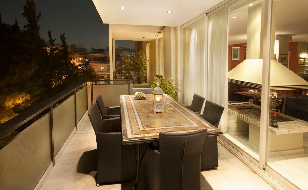 Athens Lycabettus Hill Penthouse, Private Roof Garden & Pool 아파트 외부 사진
